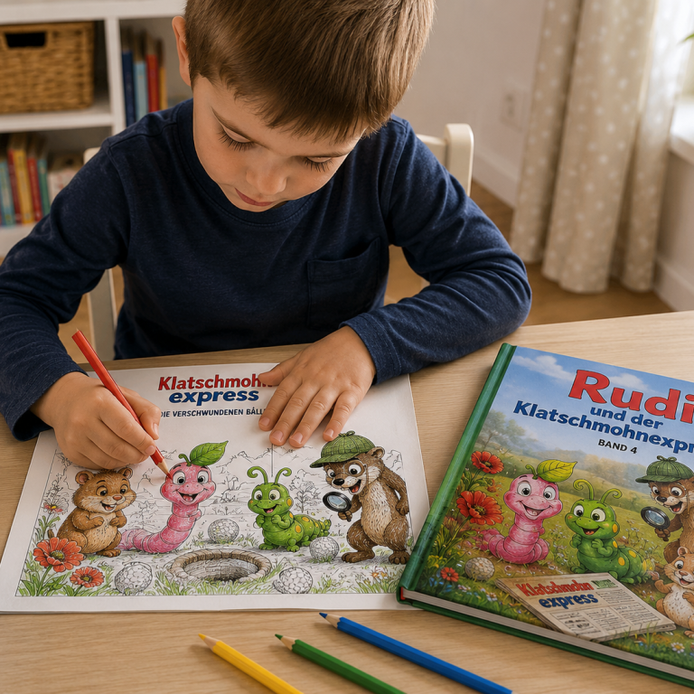 Bilder zum Ausmalen im Buch